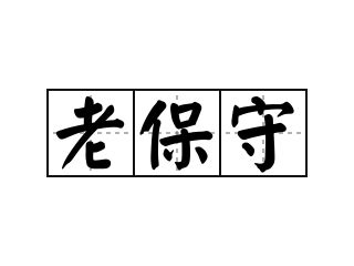 保守的意思|保守的解释